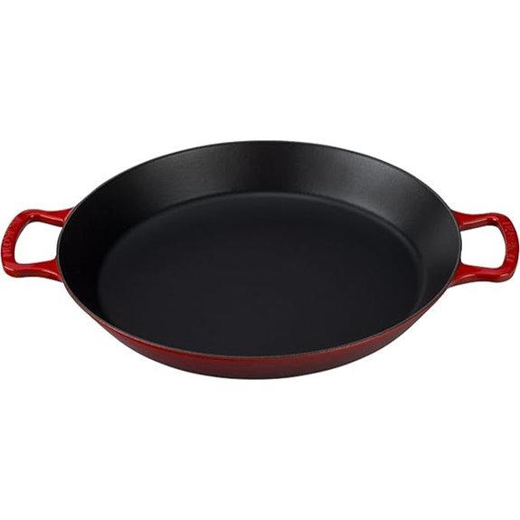Le Creuset Enameled Cast Iron Paella Pan 3.25 qt. Cerise