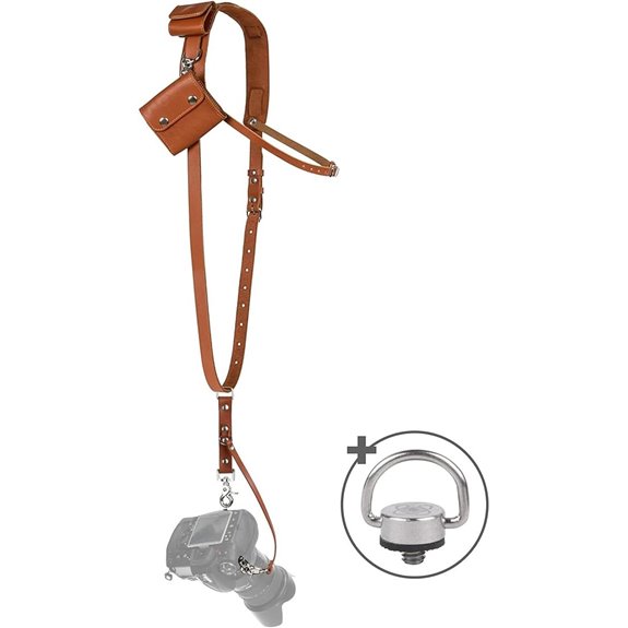 C Coiro Leather Camera Strap with Accessories