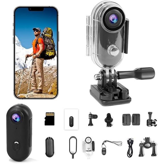 Li&Lu 4K Action Camera with 64GB Card