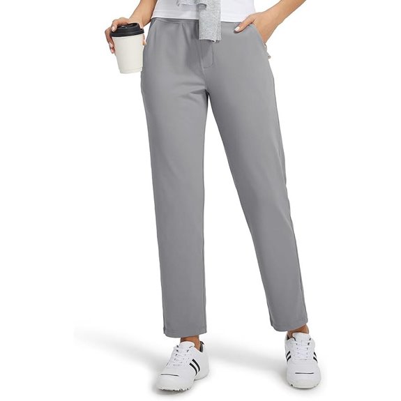 Libin Women's 7/8 Casual Travel Pants with Pockets