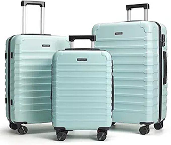 LIGHT FLIGHT 3-Piece Hardside Luggage Set with Spinner