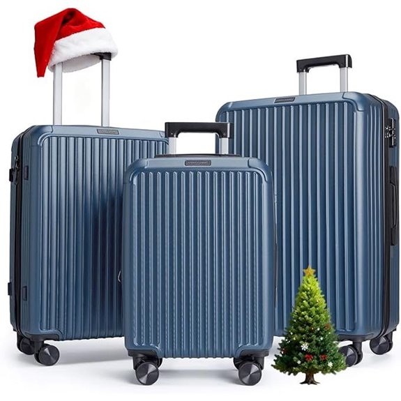 Light Flight 3-Piece Hardside Luggage Set with Spinner