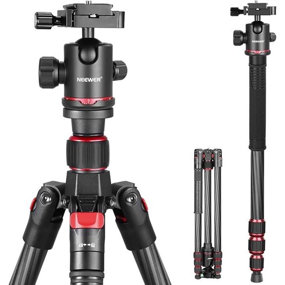 NEEWER Carbon Fiber Tripod with Ball Head
