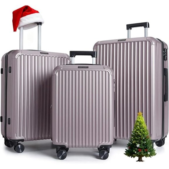 Light Flight 3-Piece Hard Shell Luggage Set with Spinner