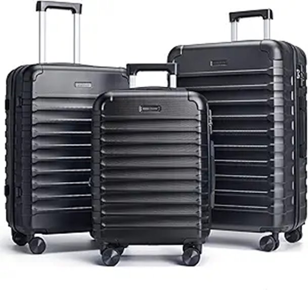 Light Flight 3-Piece Hardside Spinner Luggage Set