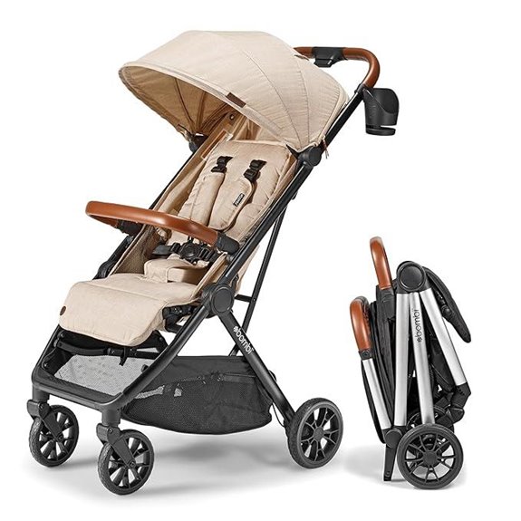 Bombi Bēbee V2 Lightweight Baby Stroller with Storage