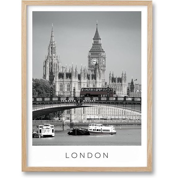 HesenDot London Big Ben Wall Art 12x16in