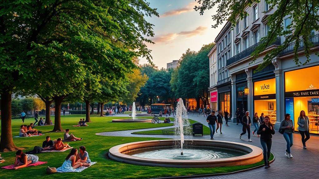 london parks shopping nightlife