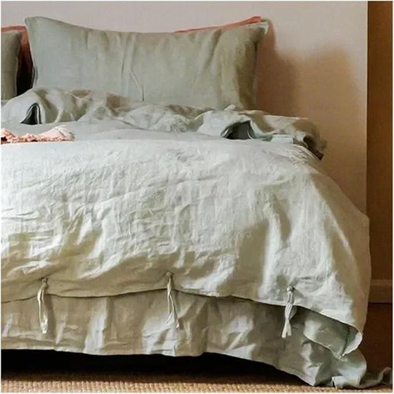 Luxury Linen 4-Piece Bed Sheets and Quilt Cover Set