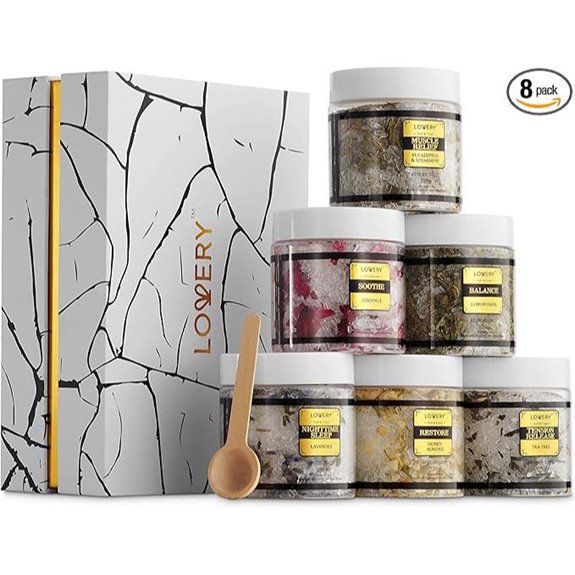 Luxury Bath Salt Gift Set with Essential Oils