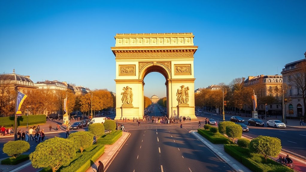 luxury shopping and historic landmarks