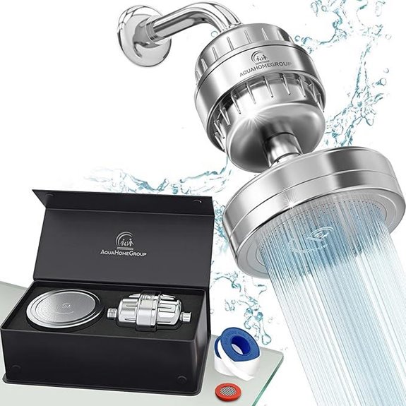 AquaHomeGroup Luxury Shower Head Filter Set