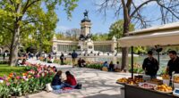 madrid spring park visits