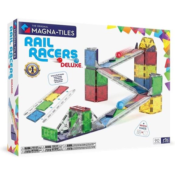Magna-Tiles Rail Racers Deluxe Magnetic Construction Set