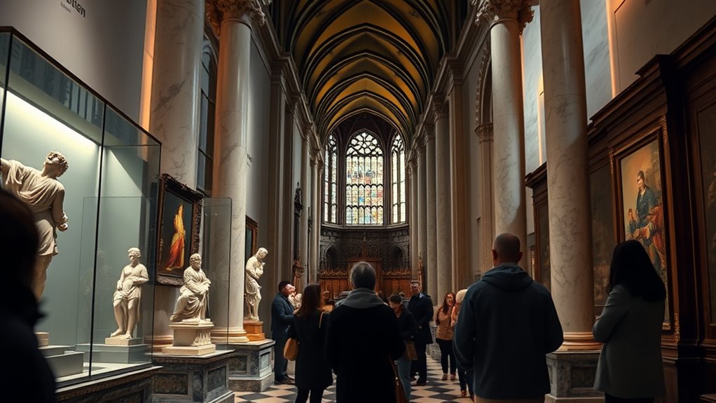 maintain silence in cultural spaces