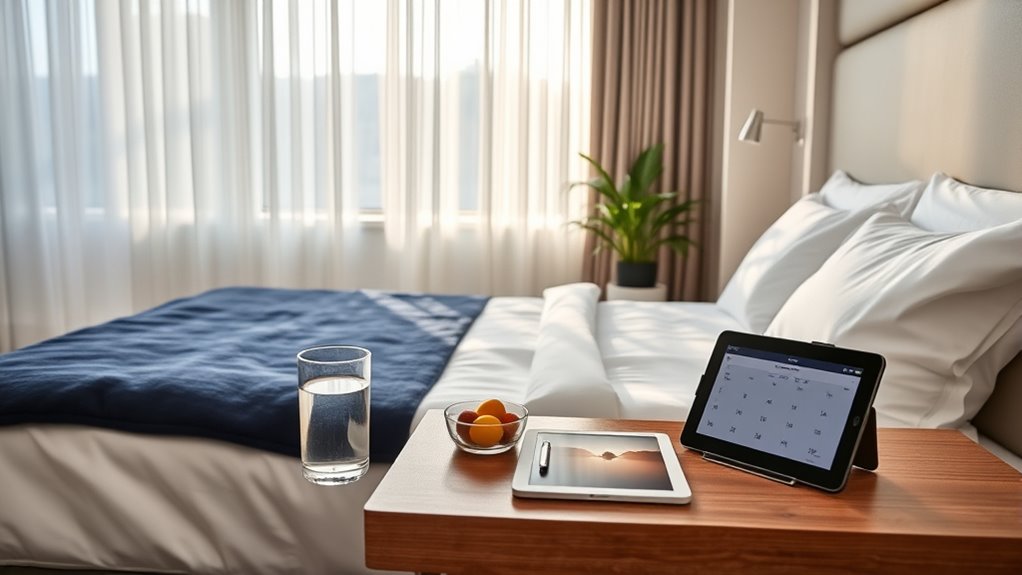 manage sleep light exposure