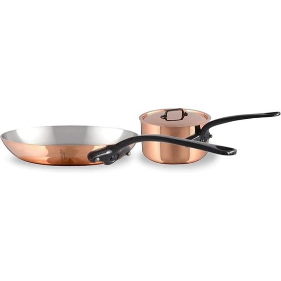 Mauviel M'Heritage Copper & Stainless Steel Cookware Set