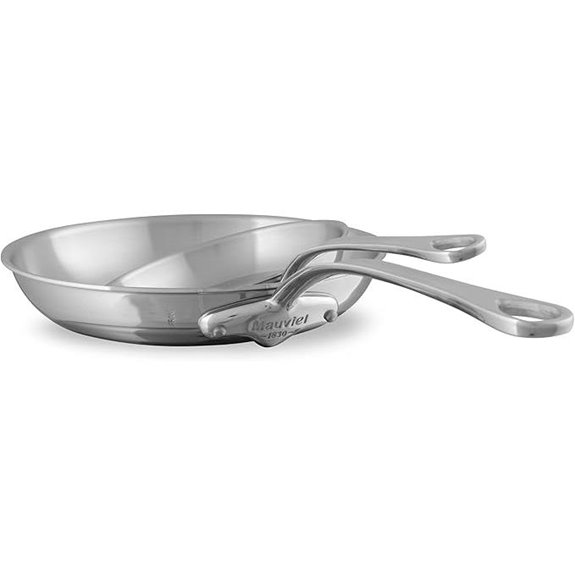 Mauviel M'Urban 4 Tri-Ply Stainless Steel Frying Pans
