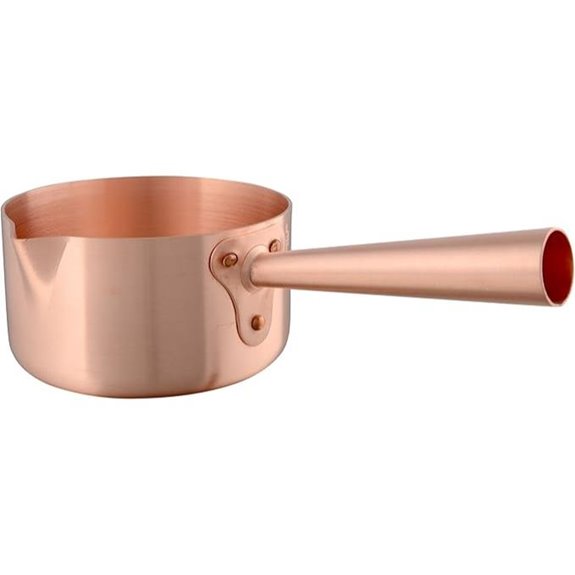 Mauviel M'Passion Copper Sugar & Caramel Sauce Pan 1.9-qt Made In France