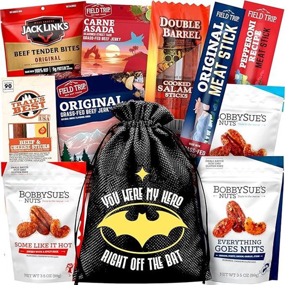 Jerky & Nuts Gift Basket for Men