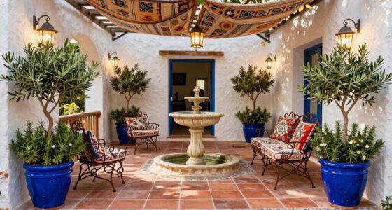 mediterranean european patio design