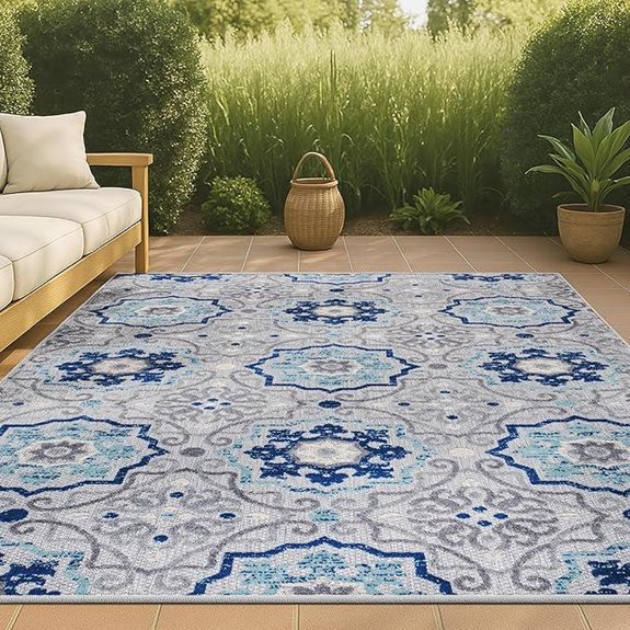 Jonathan Y Mediterranean Area Rug for Indoor/Outdoor Use