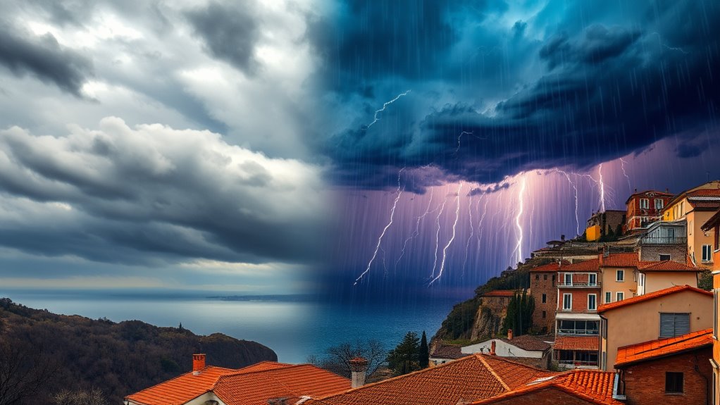 mediterranean rainfall storm variability