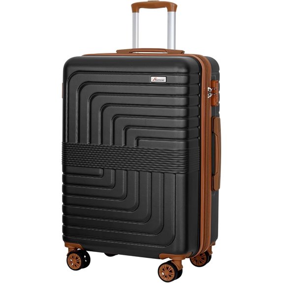 Romswi 26 Expandable Medium Hardside Luggage with Spinner
