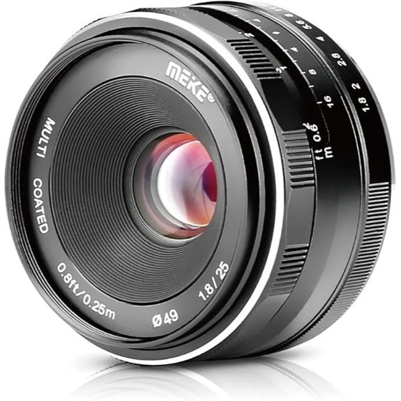 Meike 25mm F1.8 Wide Angle Lens for M43 Cameras