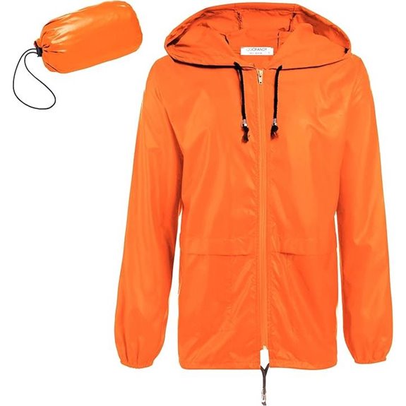 COOFANDY Men's Packable Waterproof Rain Jacket