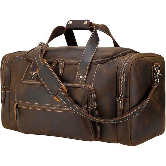 Polare 23 Full Grain Leather Duffle Bag for Men