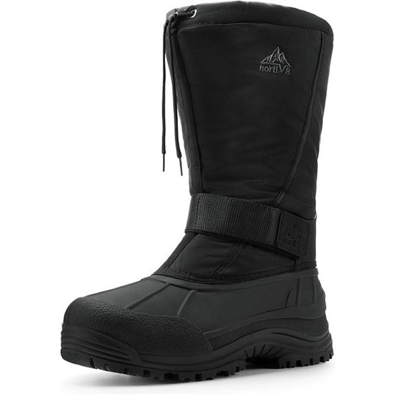 NORTIV 8 Men's Waterproof Insulated Snow Boots