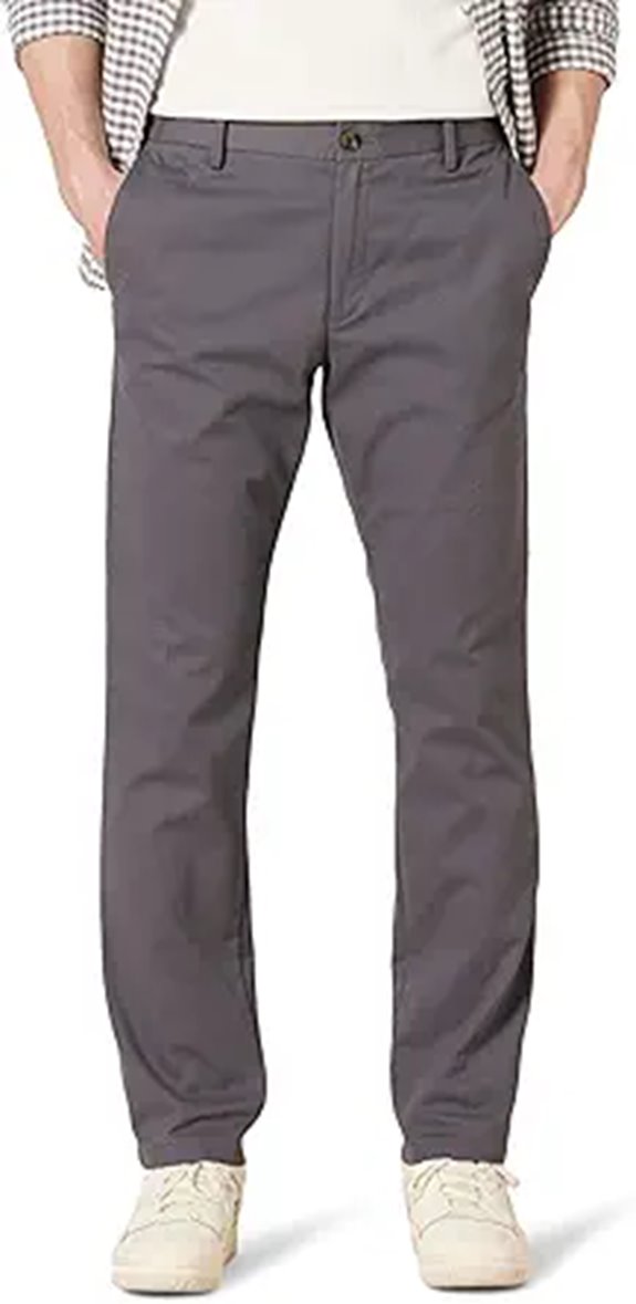 Amazon Essentials Mens Slim-Fit Wrinkle-Resistant Flat-Front Chino Pant