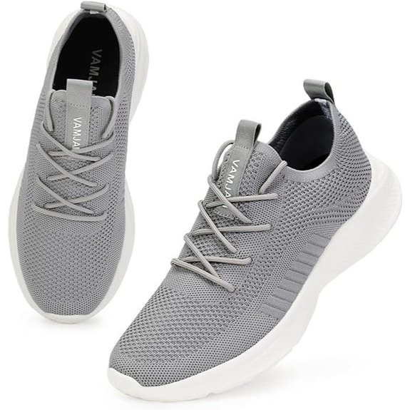 VAMJAM Men's Breathable Mesh Running Sneakers