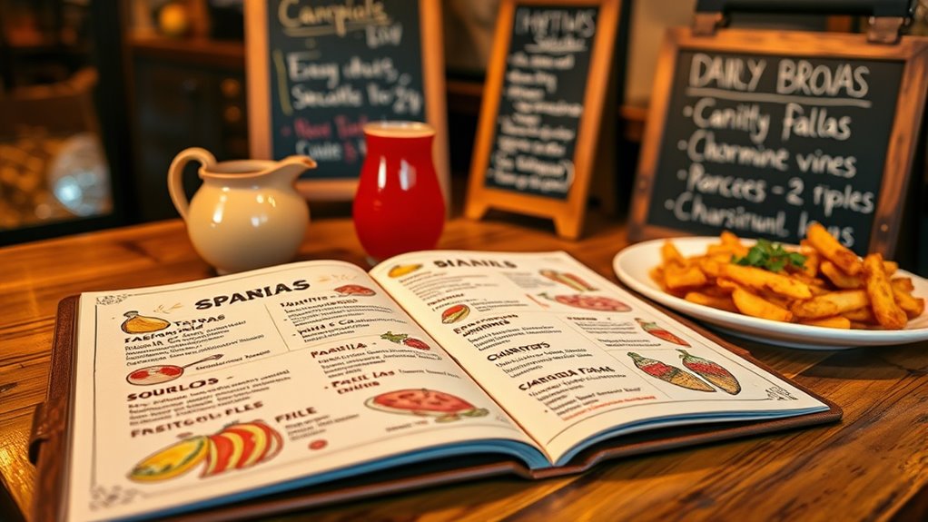 menu options and dining preferences