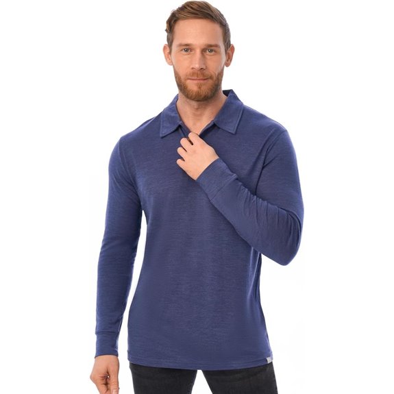 Merino.tech Merino Wool Polo Shirts for Men
