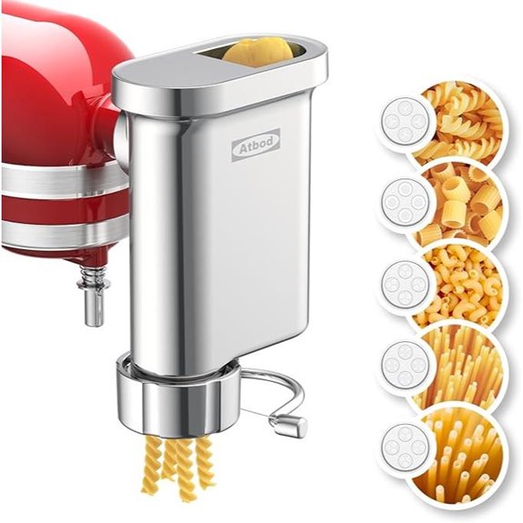 Metal Pasta Press Attachment for Kitchenaid Mixer