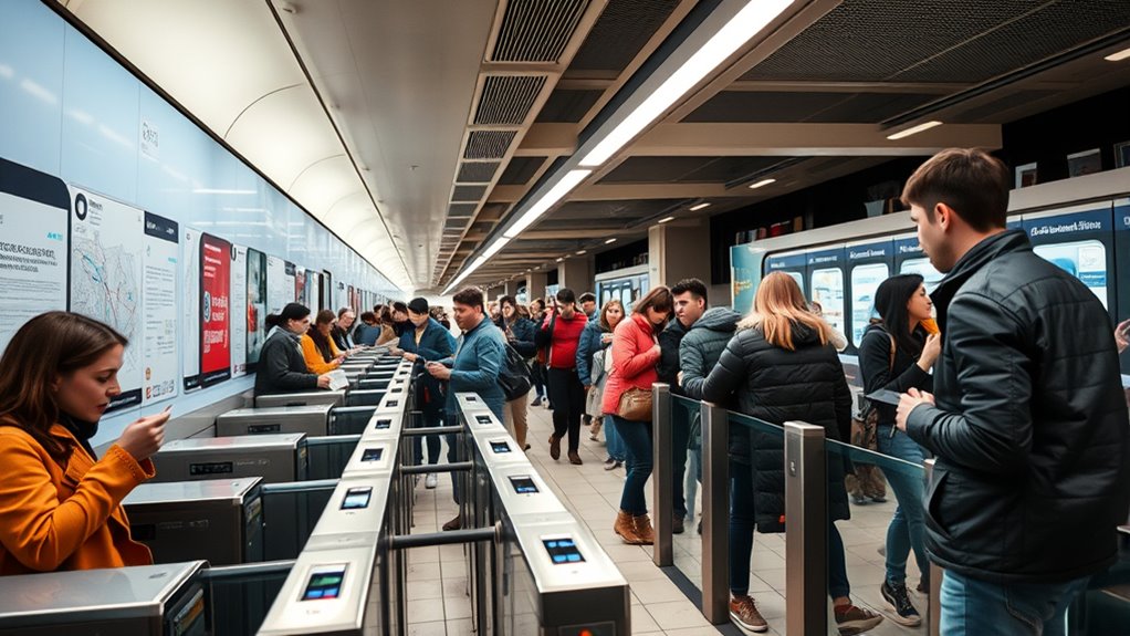 metro ticketing and entry procedures