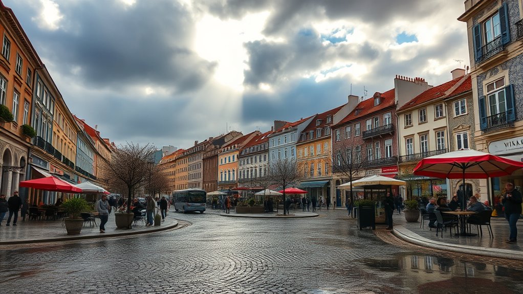 mild inviting outdoor weather