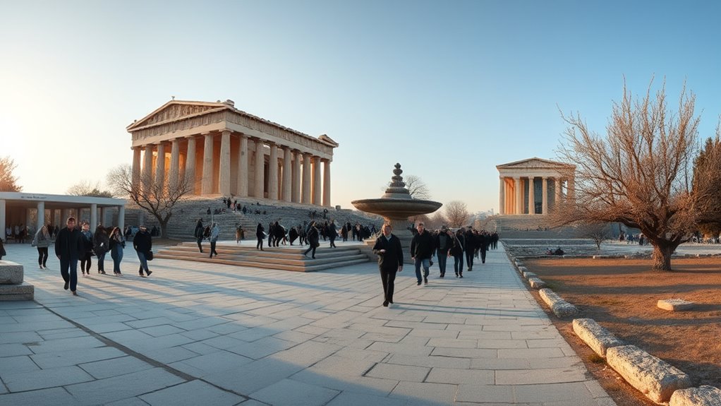 mild weather fewer crowds