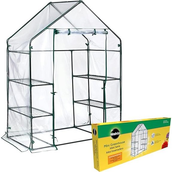 Miracle-GRO Mini Walk-in Greenhouse with Shelves