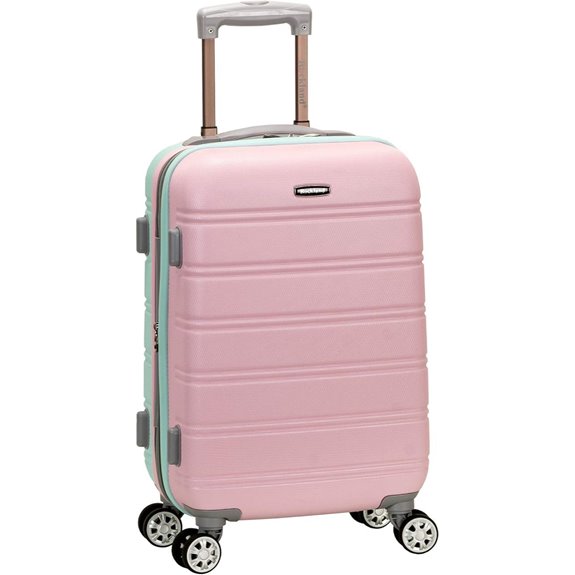 Rockland Melbourne 20-Inch Mint Spinner Luggage