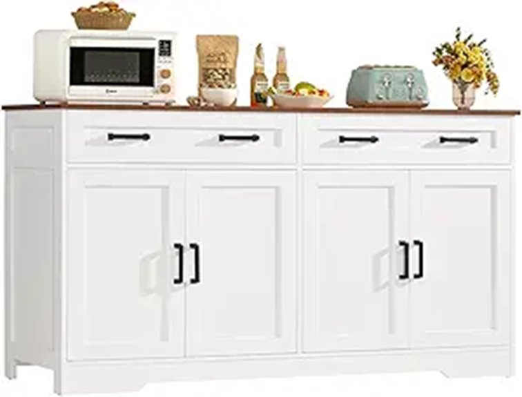 Usikey 55 Modern Buffet Cabinet with Storage