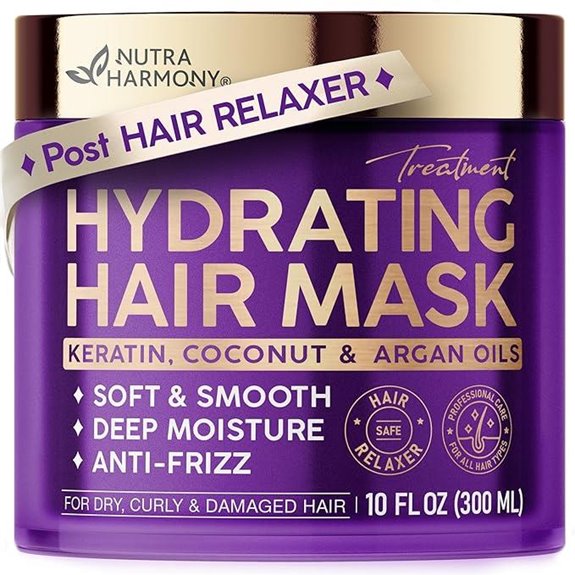 Hydrating Hair Mask for Damaged and Curly Hair
