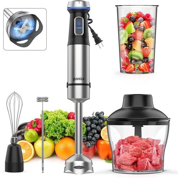 Ganiza 5-in-1 Hand Blender with Accessories
