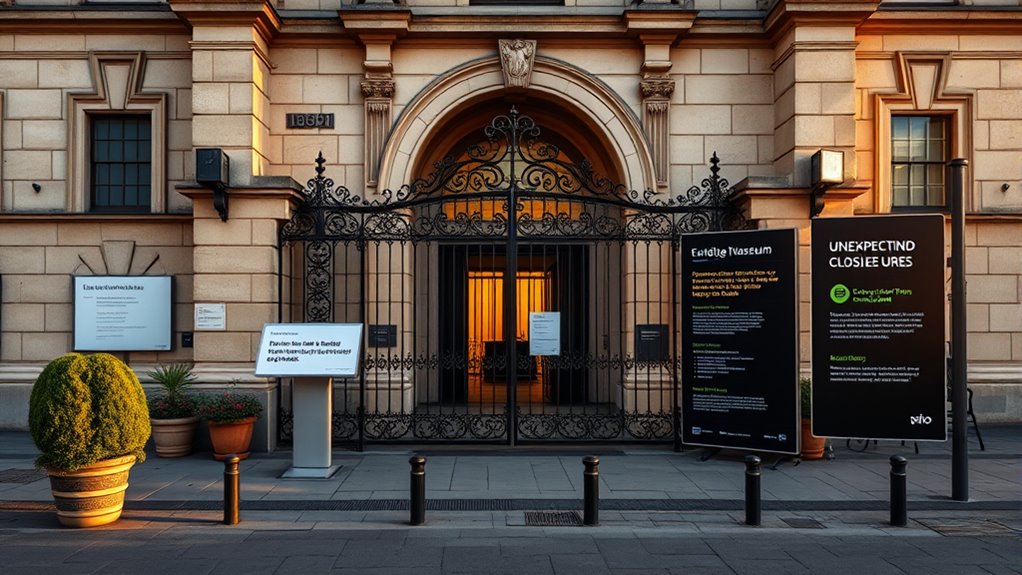 museum closure prevention strategies