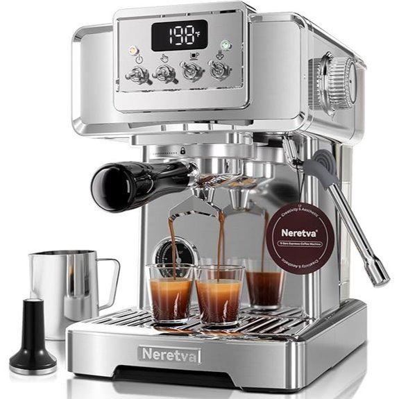 Neretva 58mm Espresso Machine with Milk Frother