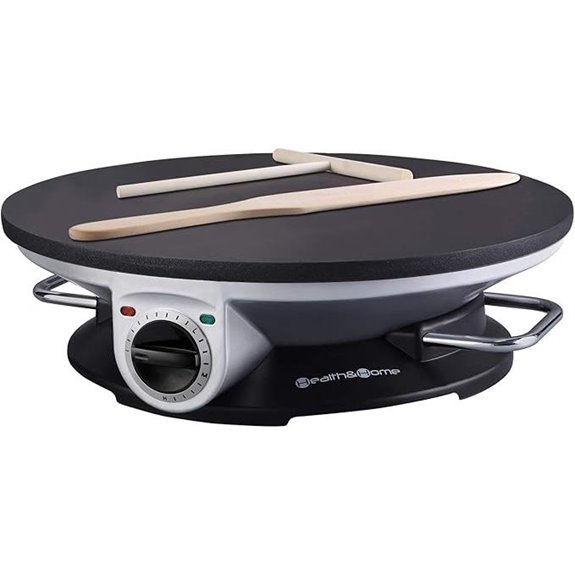 No Edge Crepe Maker and Electric Griddle