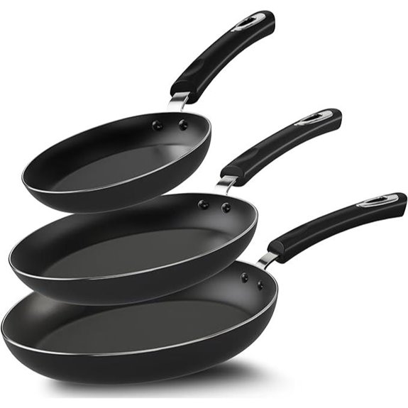 Utopia Kitchen Nonstick Cookware Set (3 Pcs)