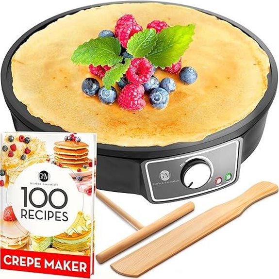 Crepe Maker Machine Nonstick 12” Electric Griddle